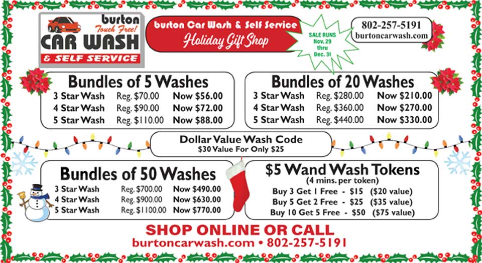 burton car wash 2024 sale